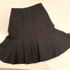 Piazza Sempione Black Pleated skirt